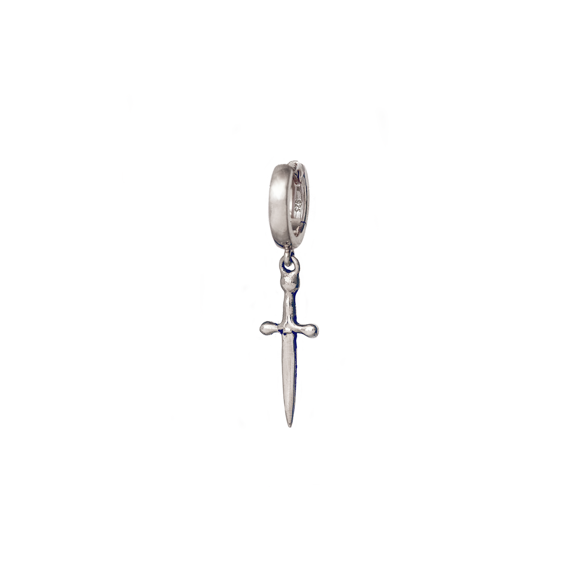 Tiny Dagger Hoop Earring | Alex Streeter