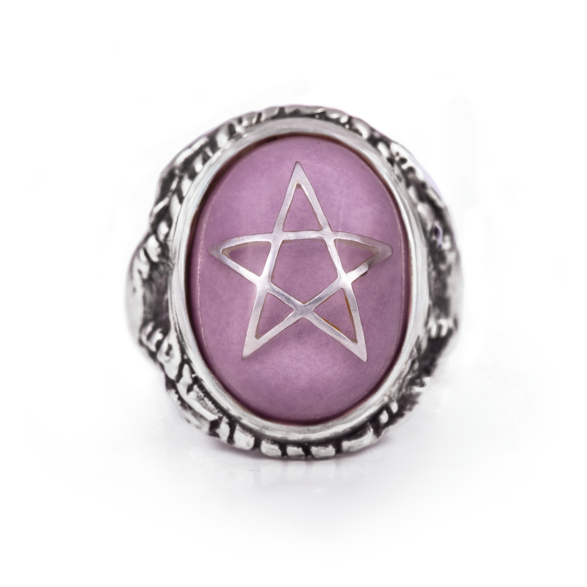 Lavender Haze Phosphosiderite Angel Heart Ring | Alex Streeter