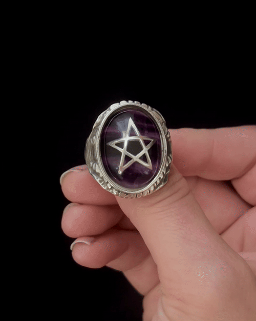 【激レア】Alex streeter BABY ANGEL HEART RING Violet Shadows Angel Heart Ring | Alex Streeter