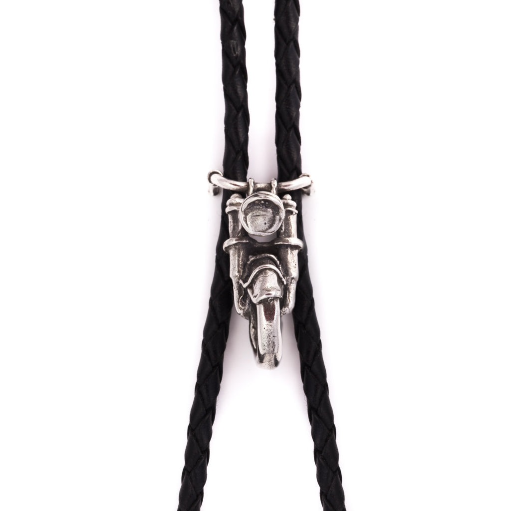 Old Timer Motorcyle Bolo Tie