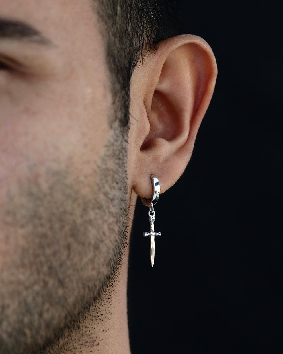 Shashi dagger hoop earrings hotsell