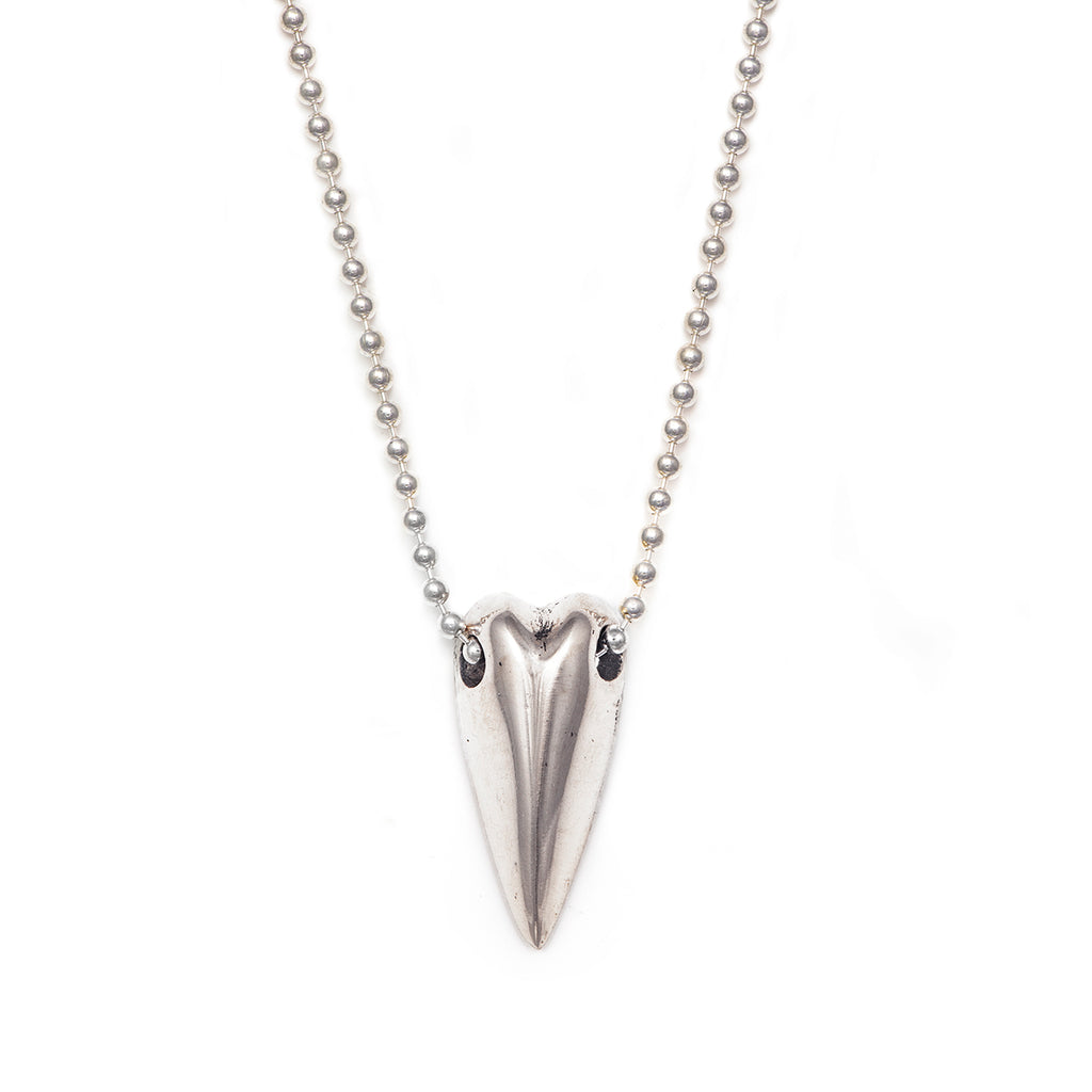 Silver Longing Heart Necklace