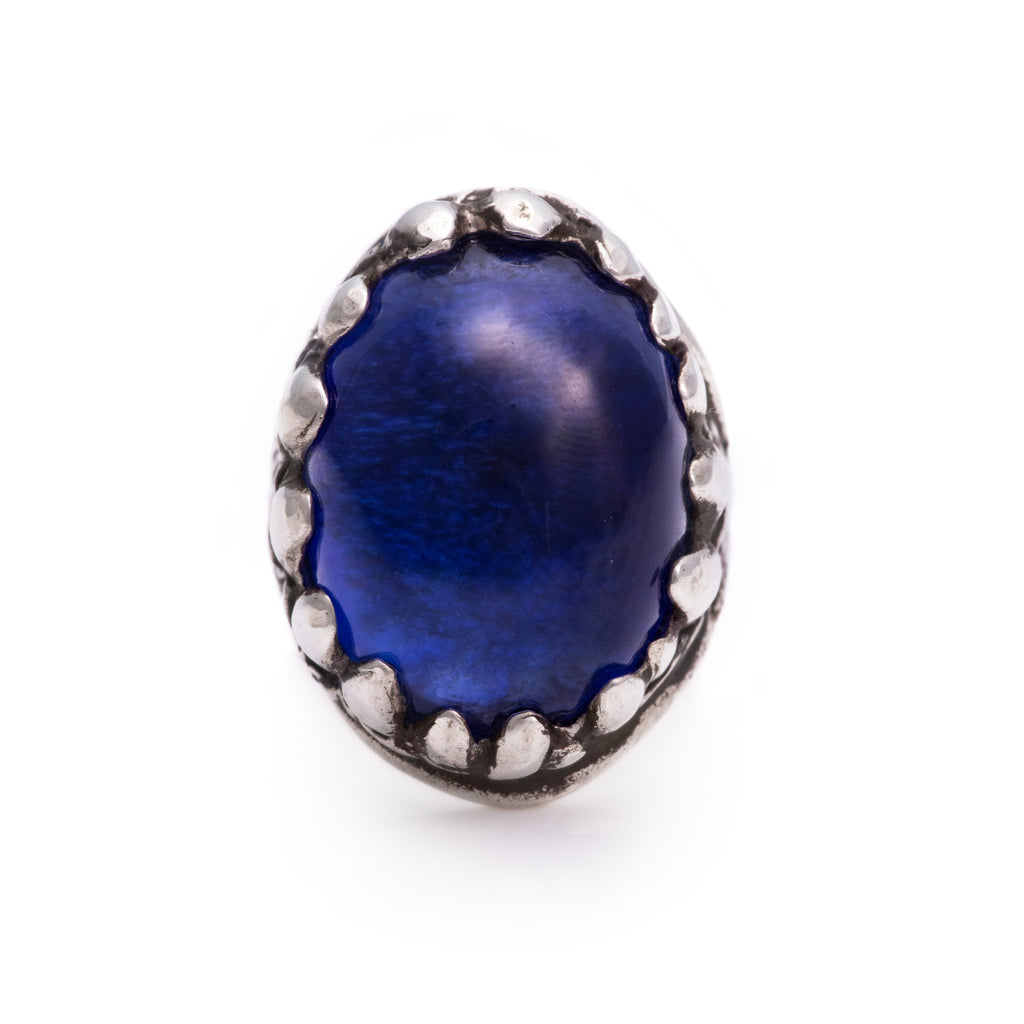 Sapphire Dragon Tooth Ring