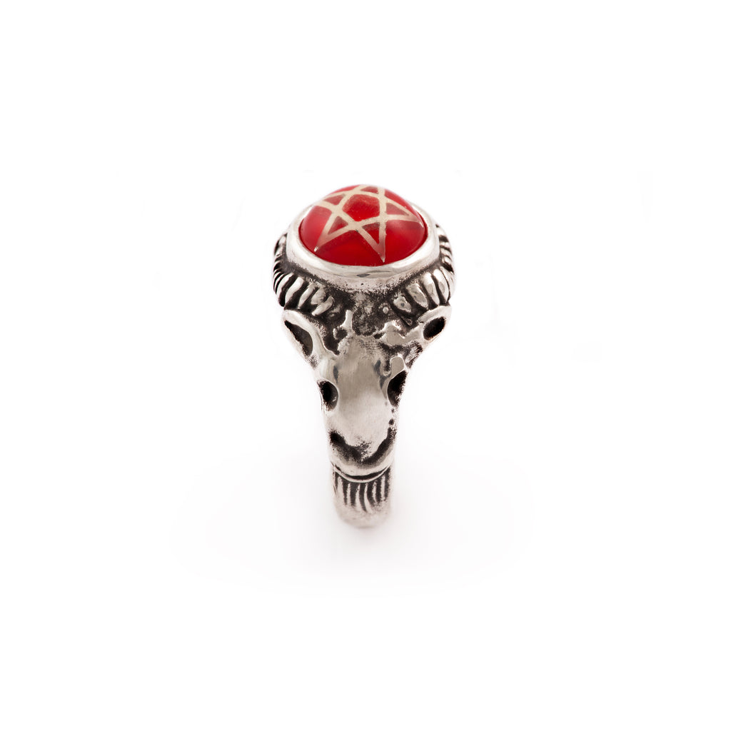 Ewaka Red Baby Devil Heart Ring
