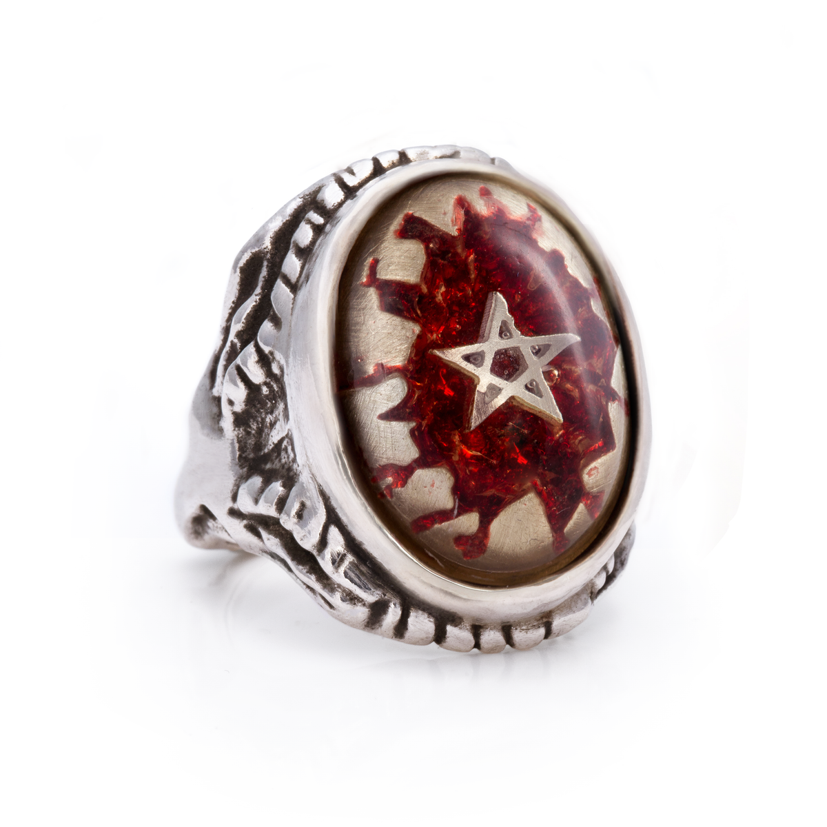 Cracked Egg Angel Heart Ring Japan 23 by Alex Streeter