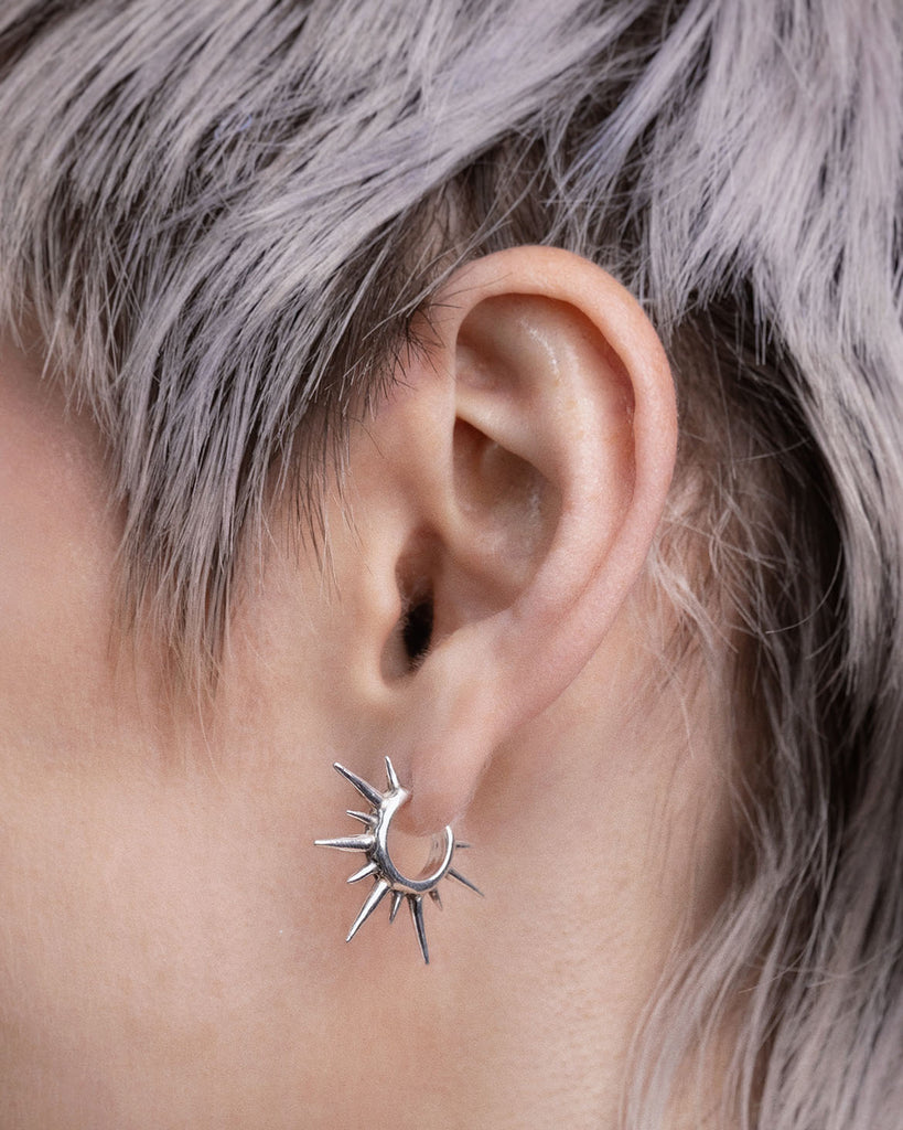 Urchin Hoop Earrings
