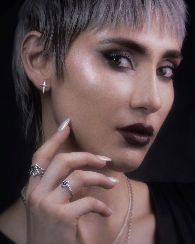10K Gold Amethyst Pixie Ring