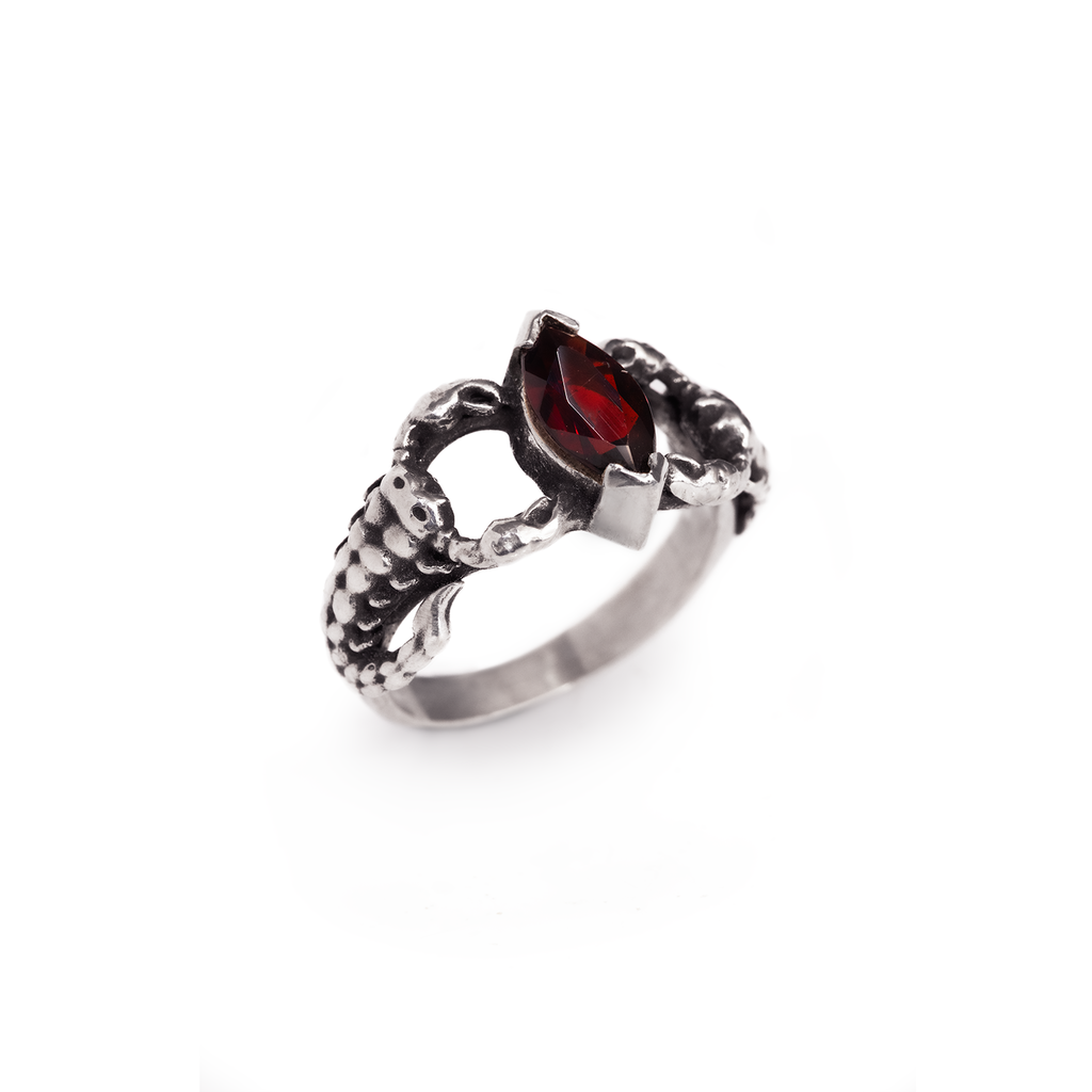 Amethyst Marquise Scorpion Ring