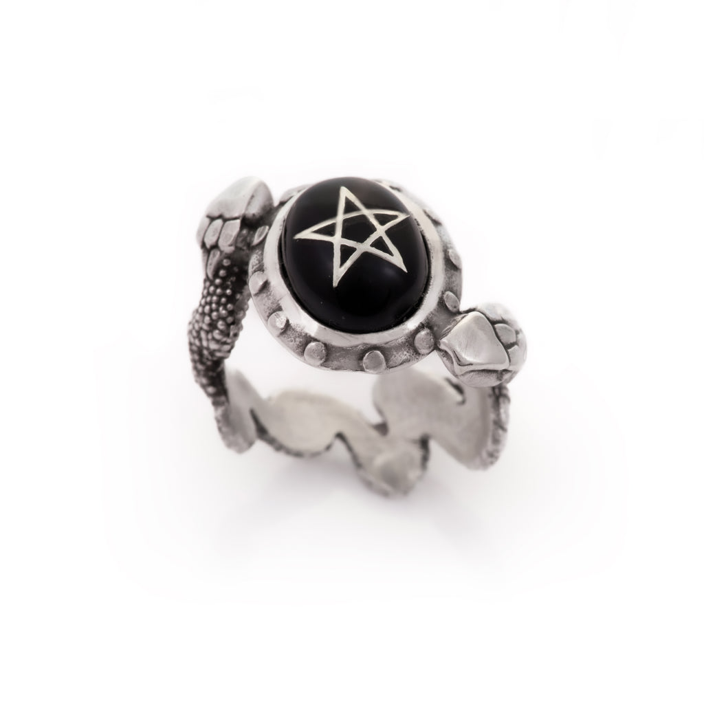 Magician's Mirror Pentagram Ring | Alex Streeter