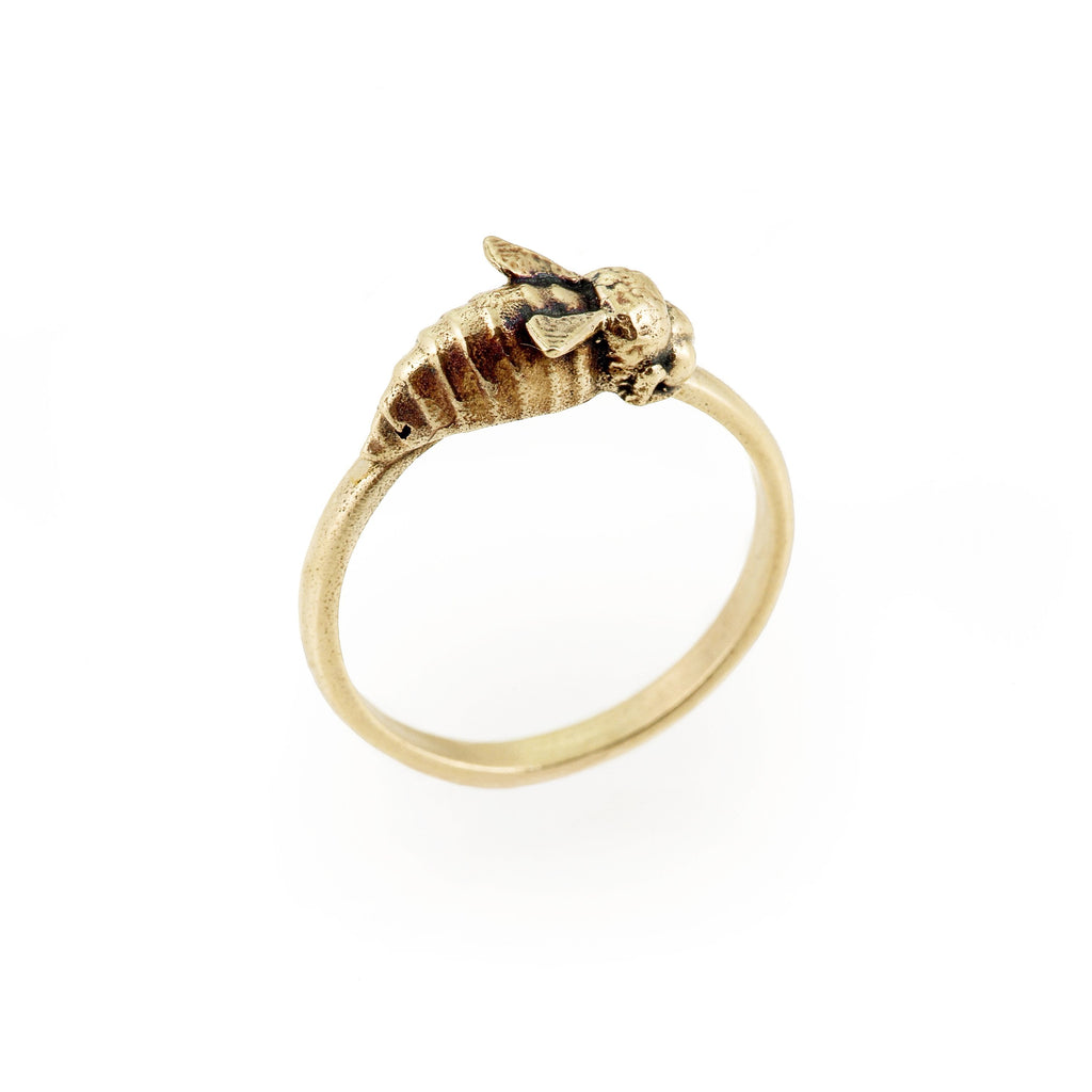 10K Gold Tiny Bee Ring