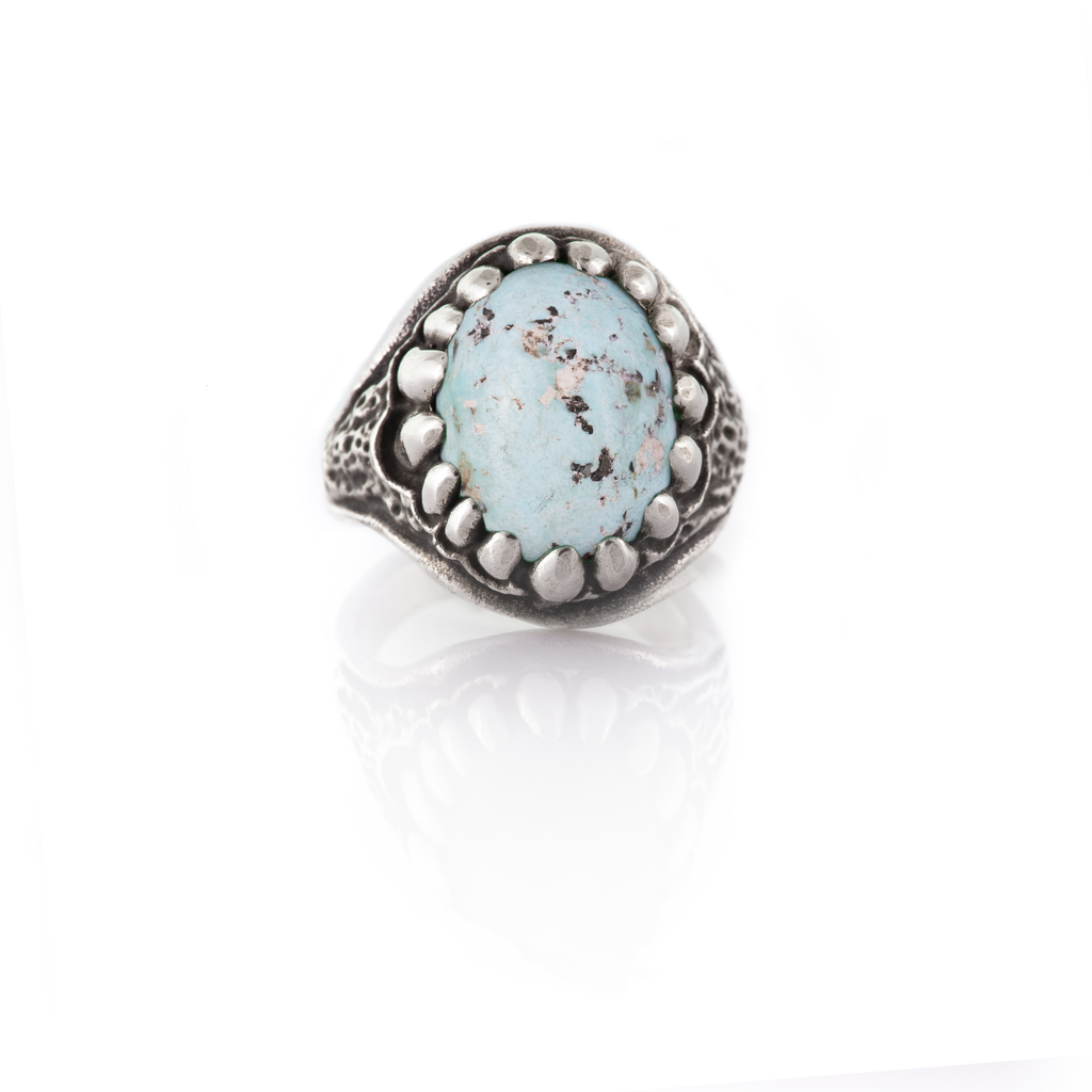 Persian Turquoise No. 1 Baby Dragon Tooth Ring