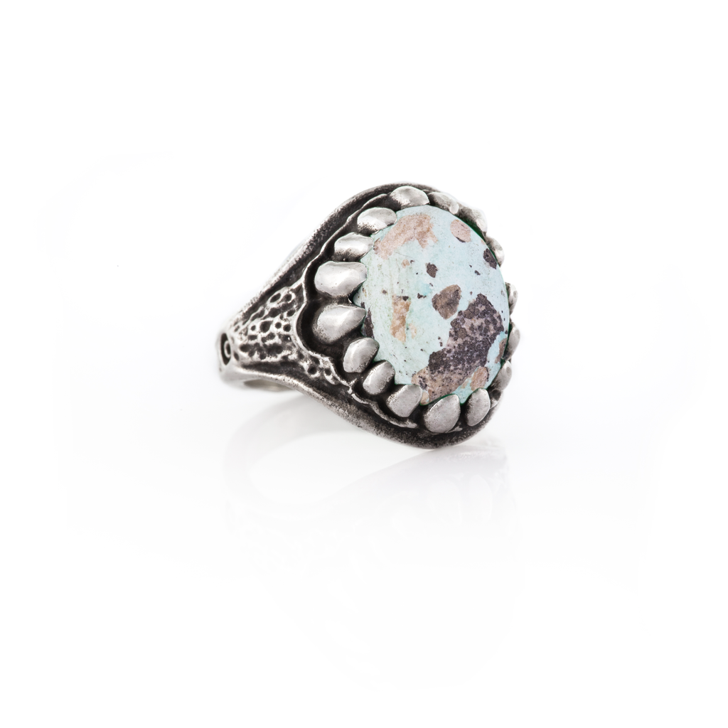 Persian Turquoise No. 3 Baby Dragon Tooth Ring