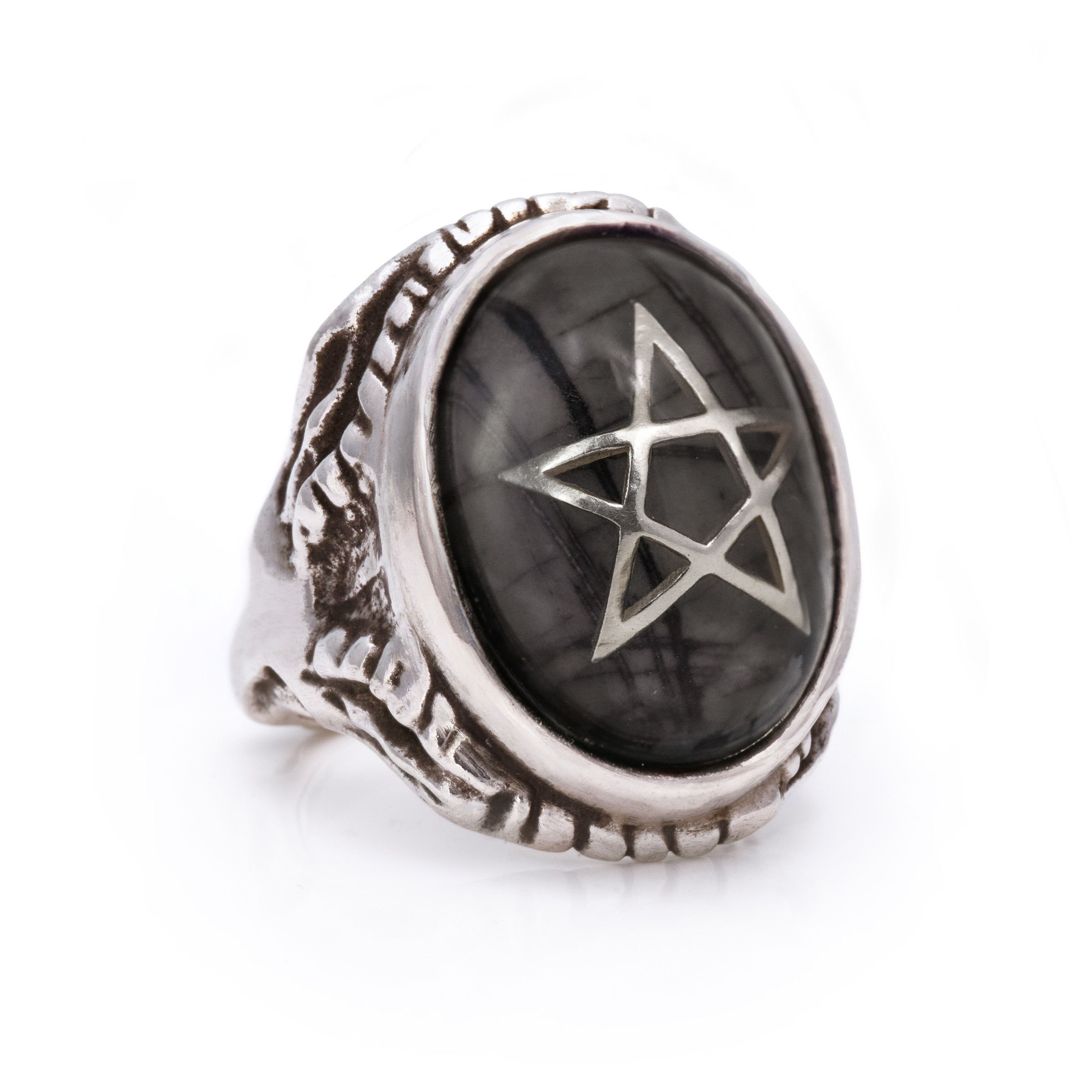 Infinity Star Black Angel Heart Ring | Alex Streeter｜リング