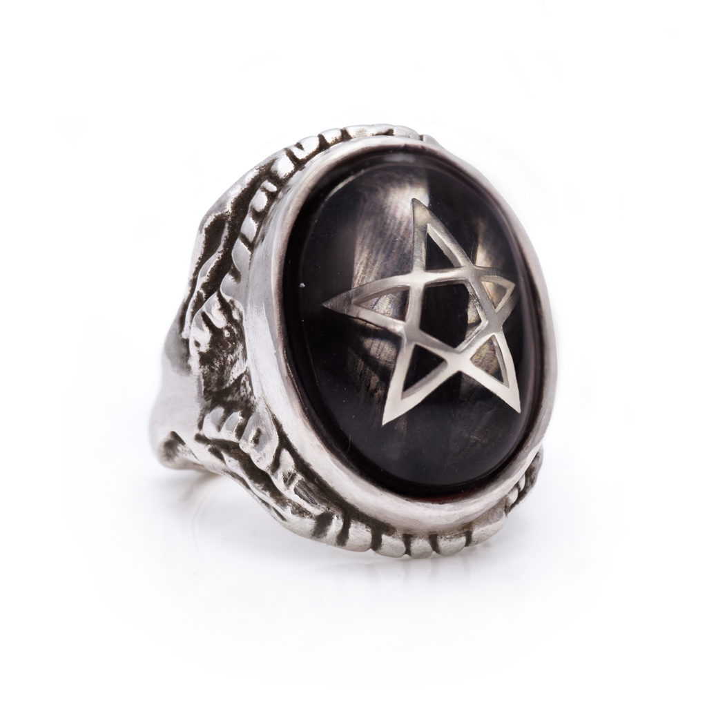 Cosmic Hypersthene 2025 Limited Edition Angel Heart Ring