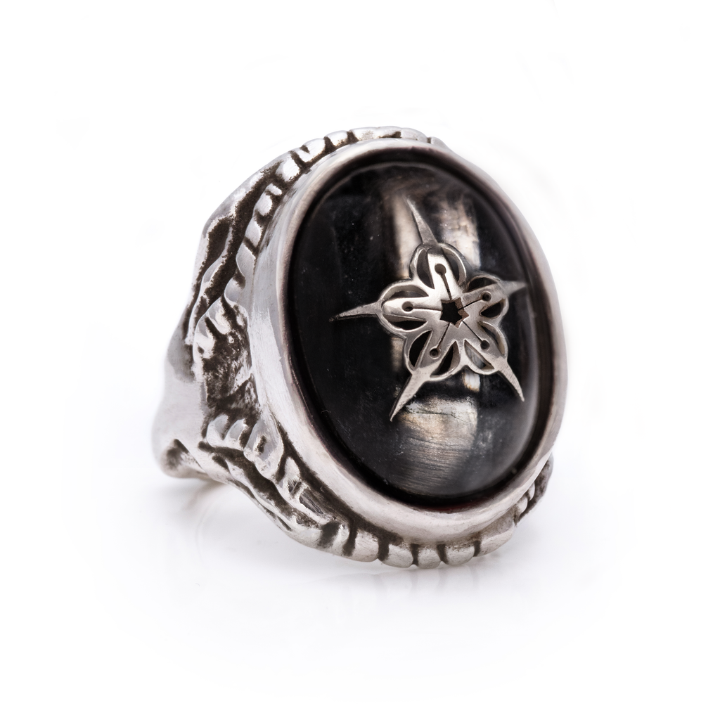 Cosmic Hypersthene 2025 Limited Edition Angel Heart Ring