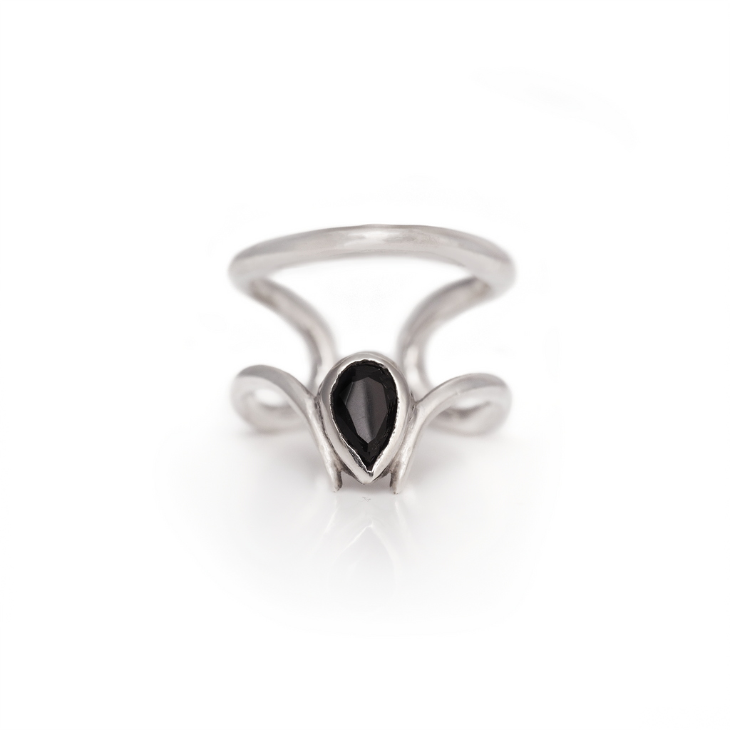 Black Onyx Minotaur Ring