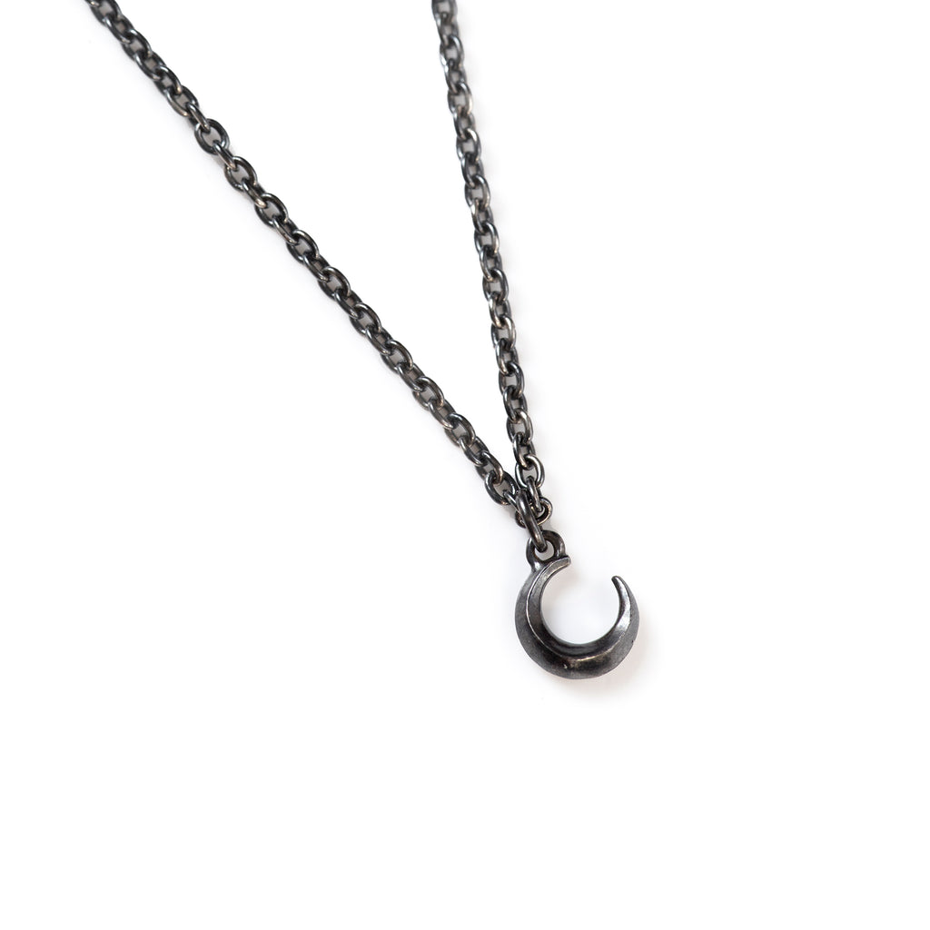 Shadow Crescent Moon Necklace