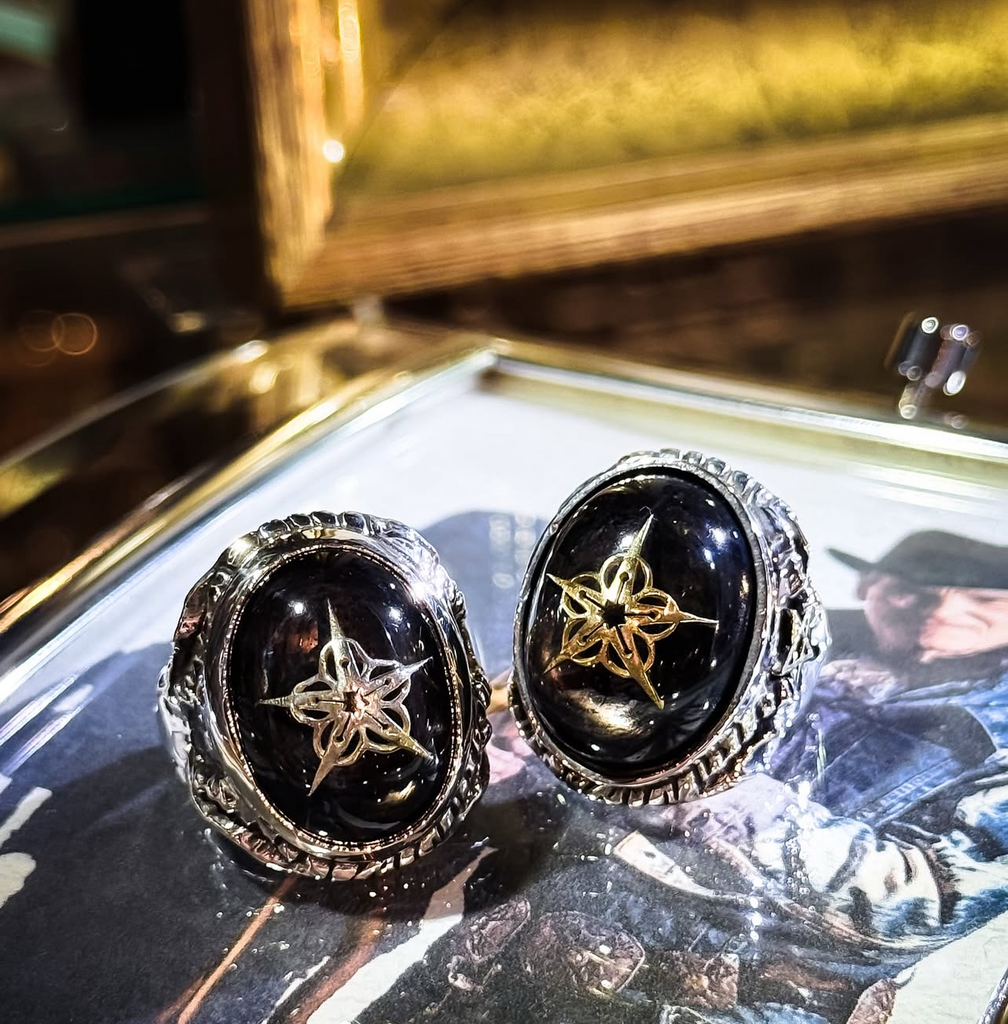 Cosmic Hypersthene 2025 Limited Edition Angel Heart Ring