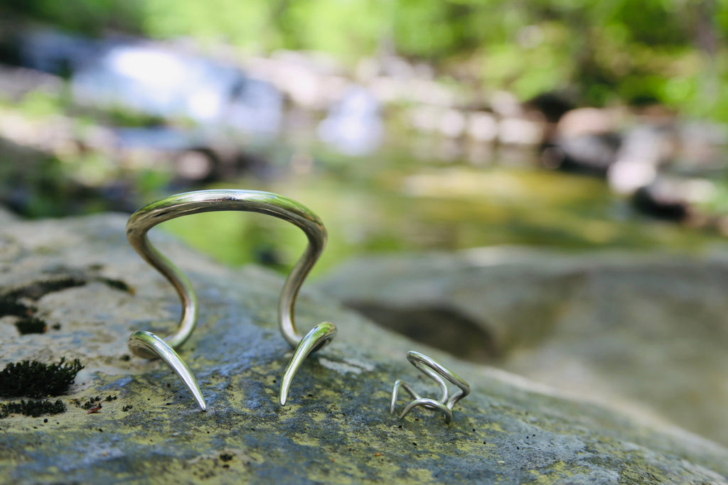 Minotaur Cuff (White Bronze)