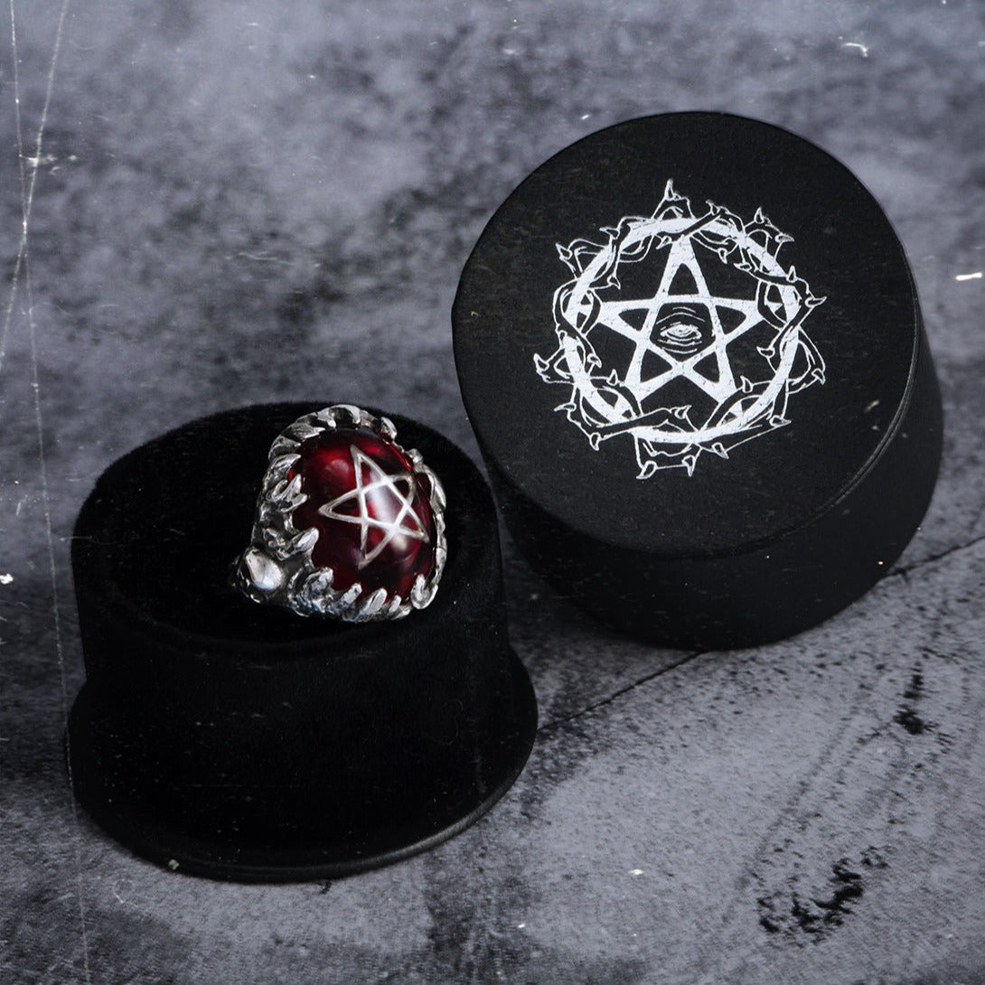 Black Flamestar Hellfire Ring | Alex Streeter
