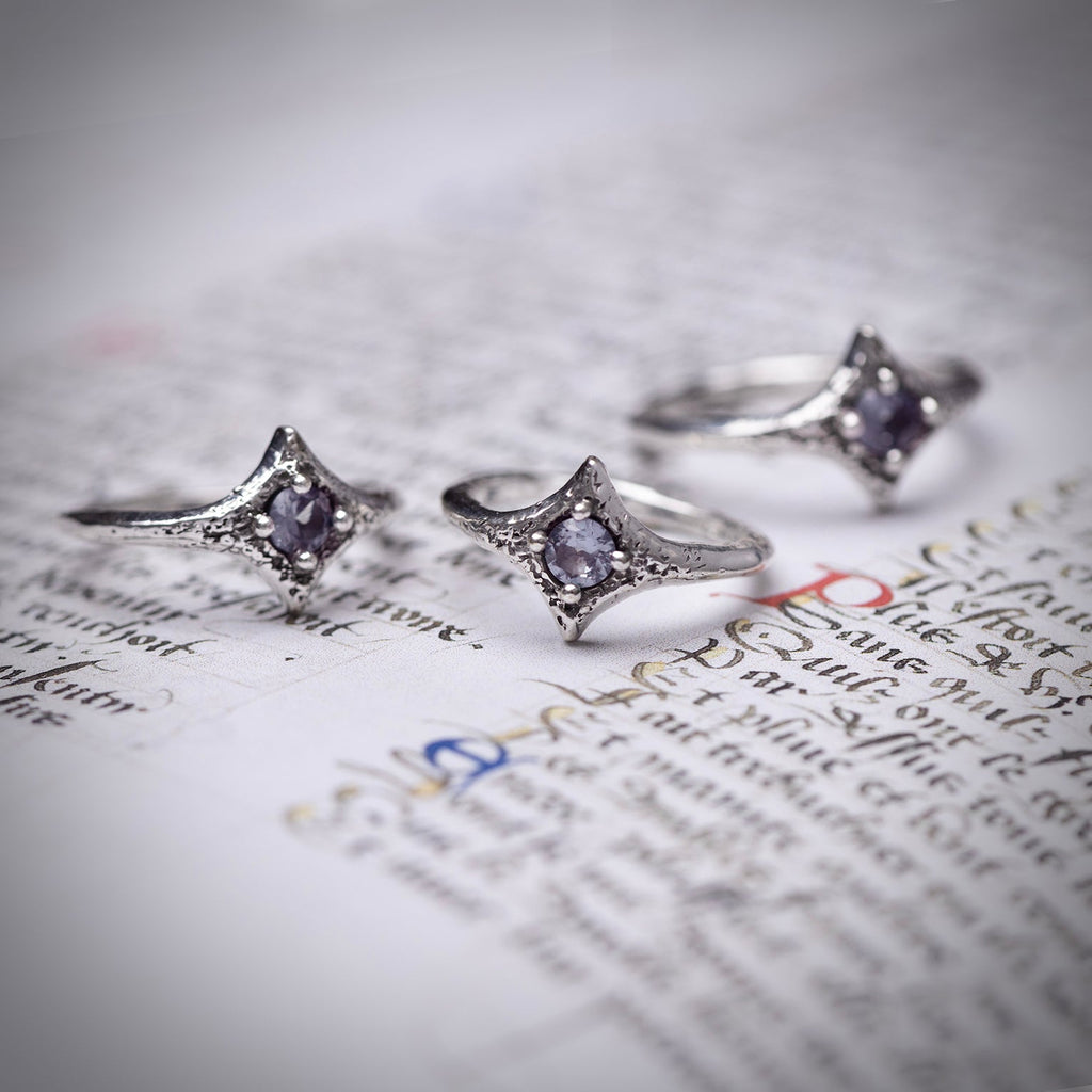 10K Gold Alexandrite Pixie Ring