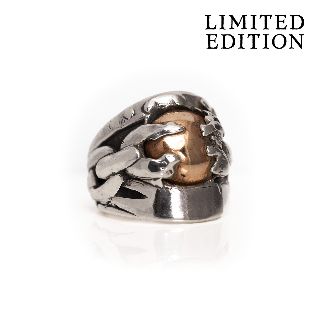 Bronze Broken Chain Ring