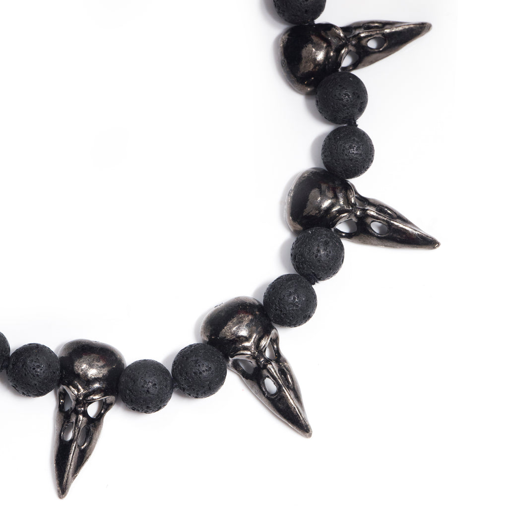 Vintage Crow King Necklace