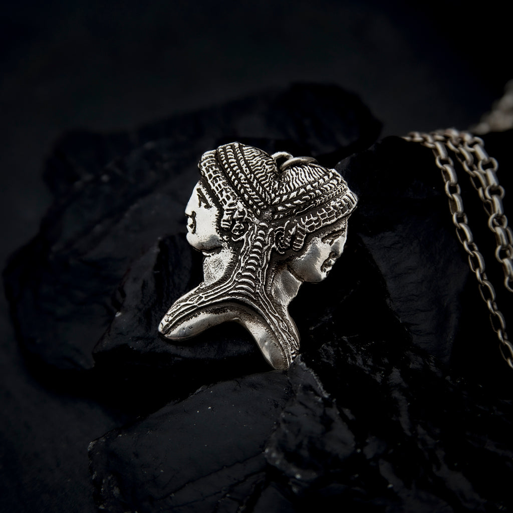 Silver Janus Pendant