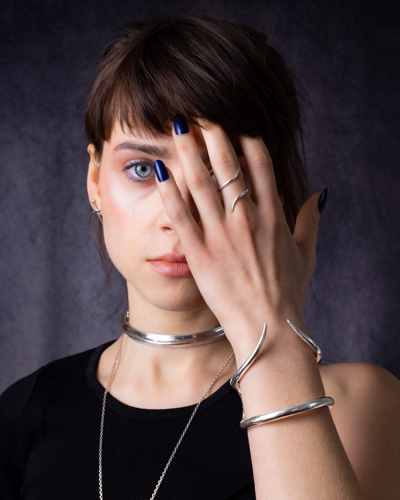 Minotaur Cuff (White Bronze)