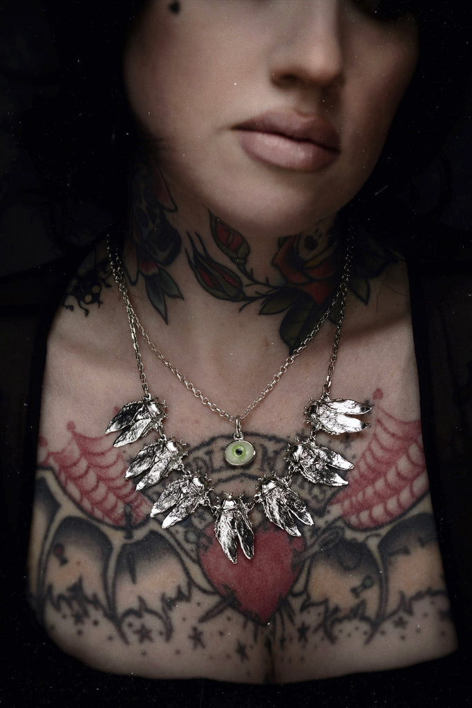 Gold-plated Horsefly Necklace