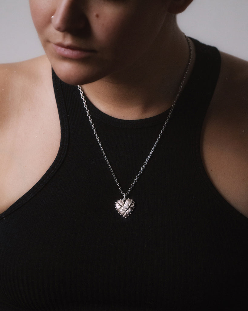 Steel Heart Pendant