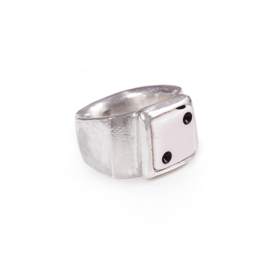 Lucky 6 Sided Dice Band Ring
