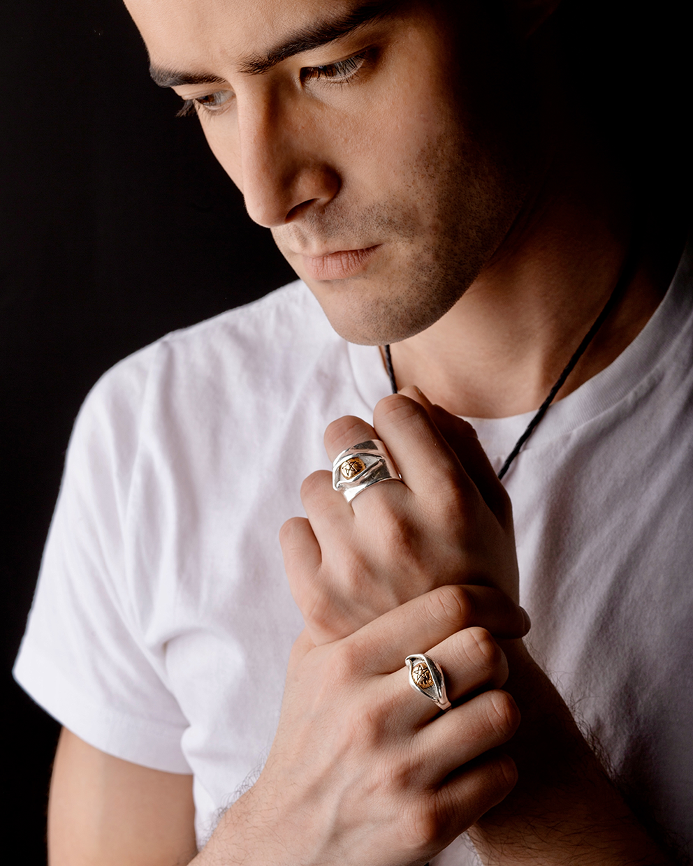 Alex Streeter Angel Eye ring