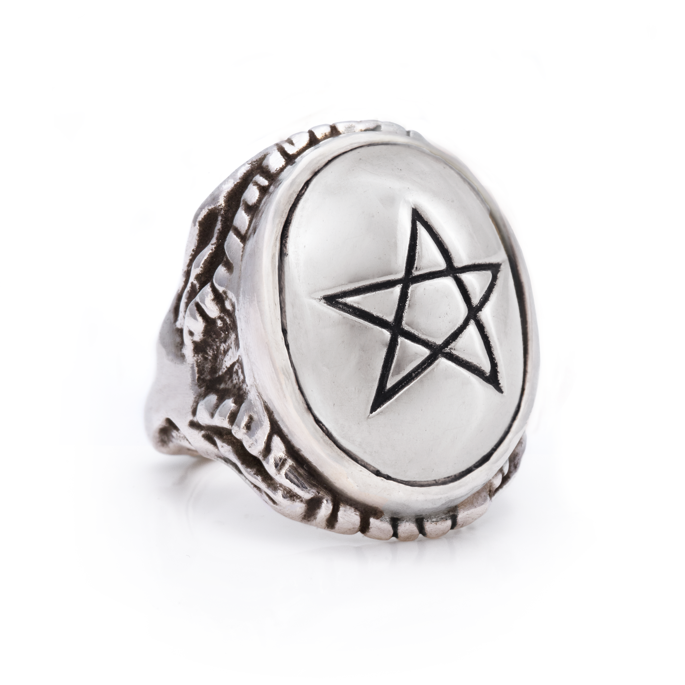 Silver Angel Heart Ring | Alex Streeter