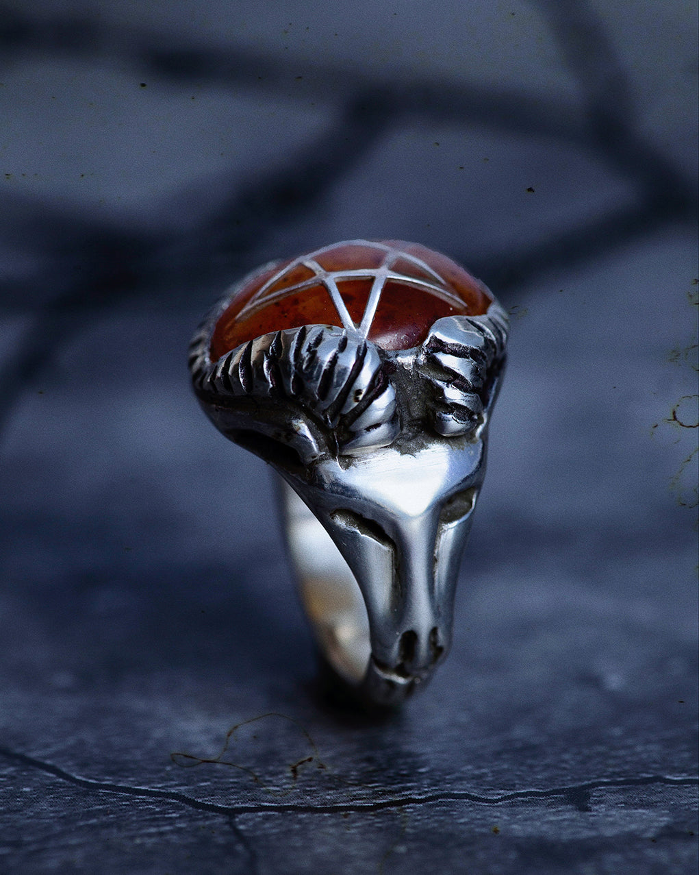 Original Amber Devil Heart Ring | Alex Streeter