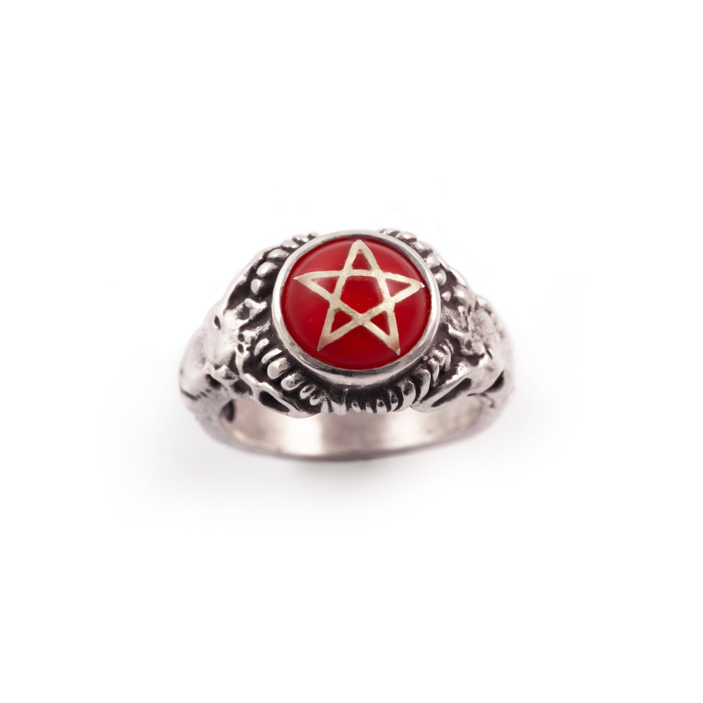 Ewaka Red Baby Devil Heart Ring