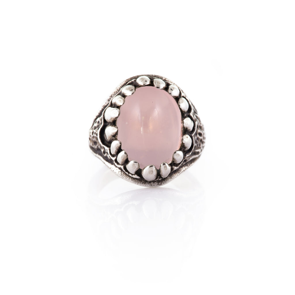 Limited Edition Rose Quartz Baby Dragon Tooth Ring