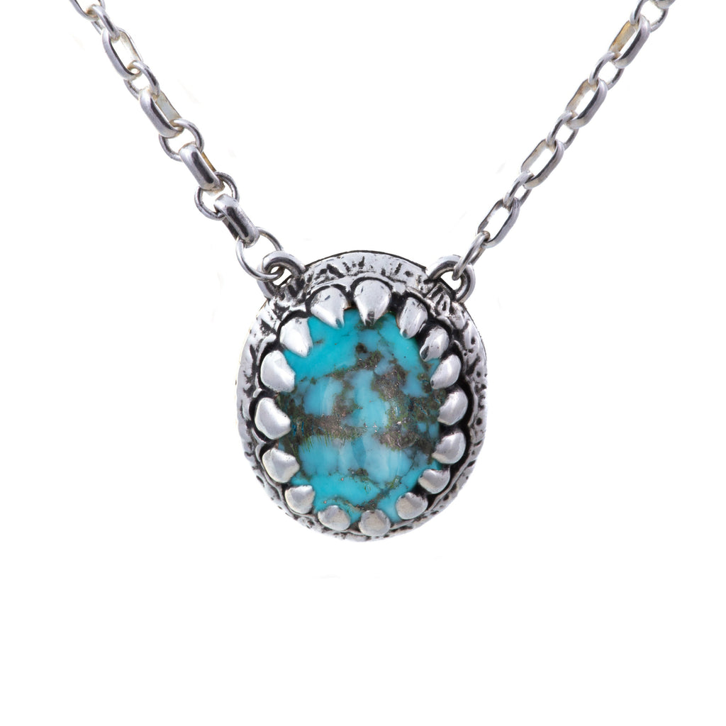 Limited Edition Sonoran Turquoise Dragon Tooth Necklace