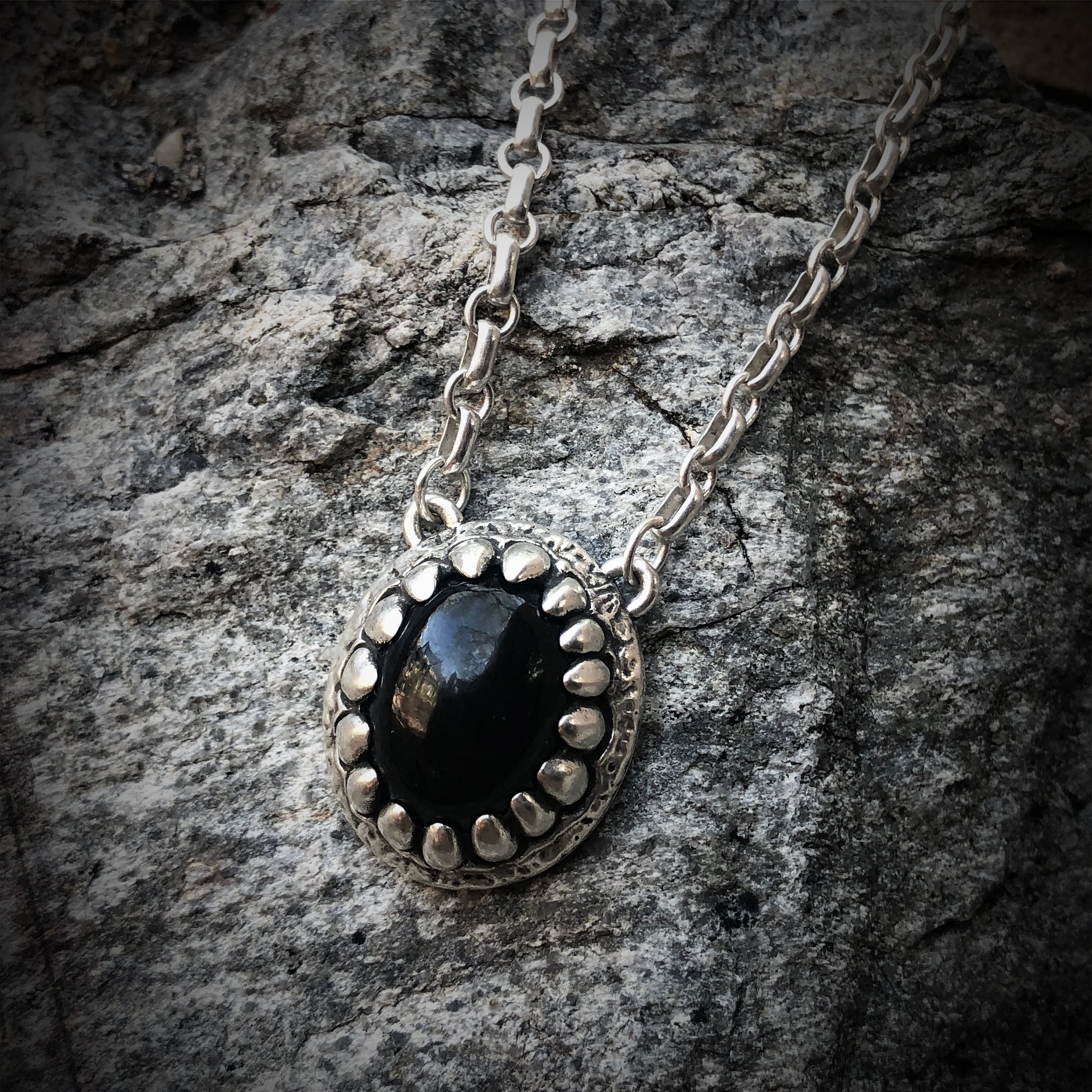 Black Onyx Dragon Tooth Necklace Alex Streeter
