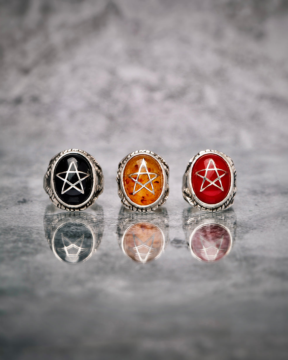 Black Angel Heart Ring | Alex Streeter