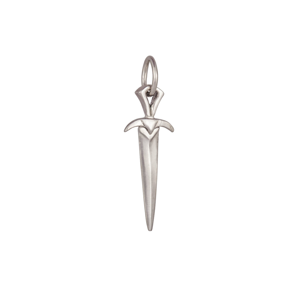 Sterling Silver Dagger Necklace 18k Gold Vermeil – La Lovely Vintage