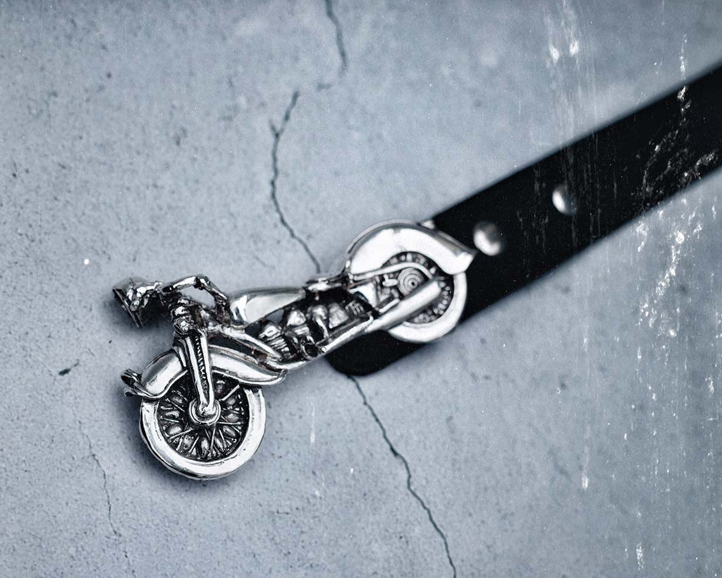 Silver Motorcycle Belt Buckle Alex Streeter
