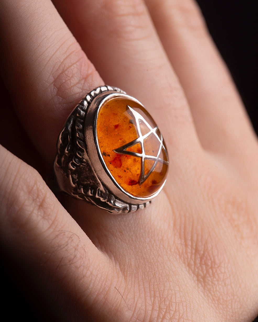 公式 Original Streeter Alex | Ring Heart Angel Amber アクセサリー