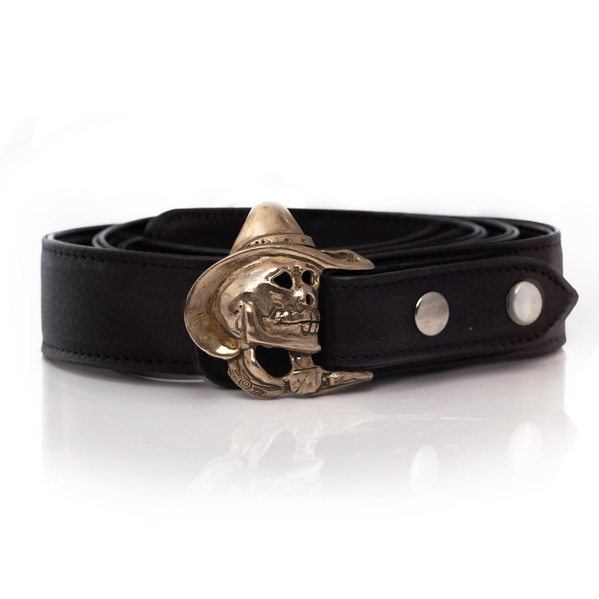 Bronze Ghost Rider Belt Buckle | Alex Streeter