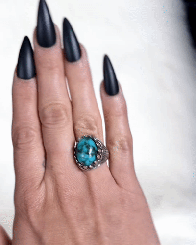 Limited Edition Sonoran Turquoise Baby Dragon Tooth Ring