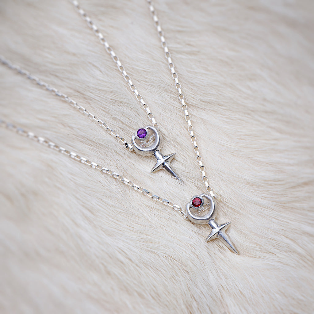 Garnet Little Lilith Necklace
